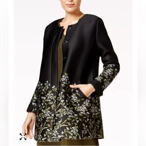 Alfani Black Floral Women's Cape
